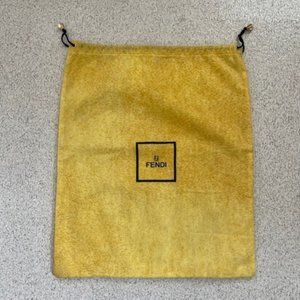 FENDI Yellow Dust Bag Pouch